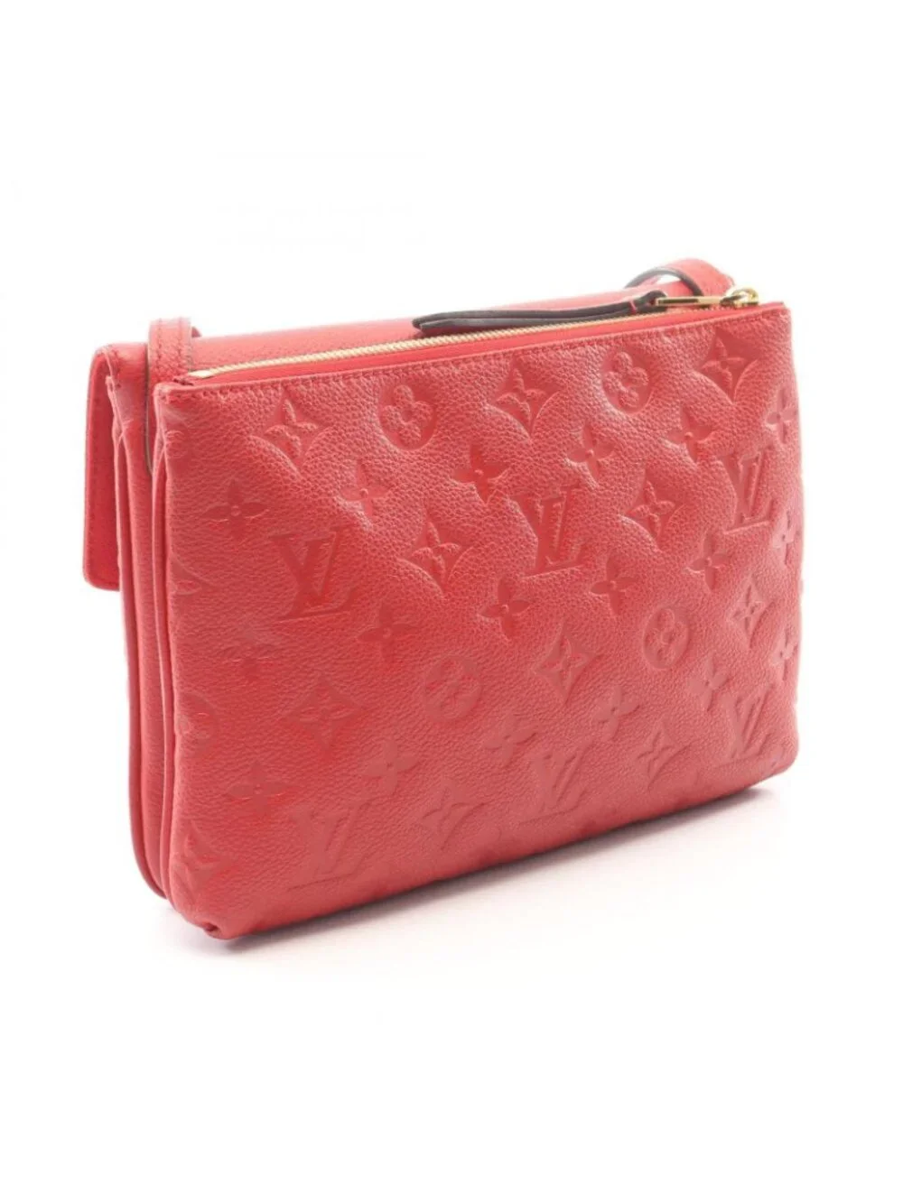 Louis Vuitton Shoulder Bag Monogram Empreinte Cerise Leather